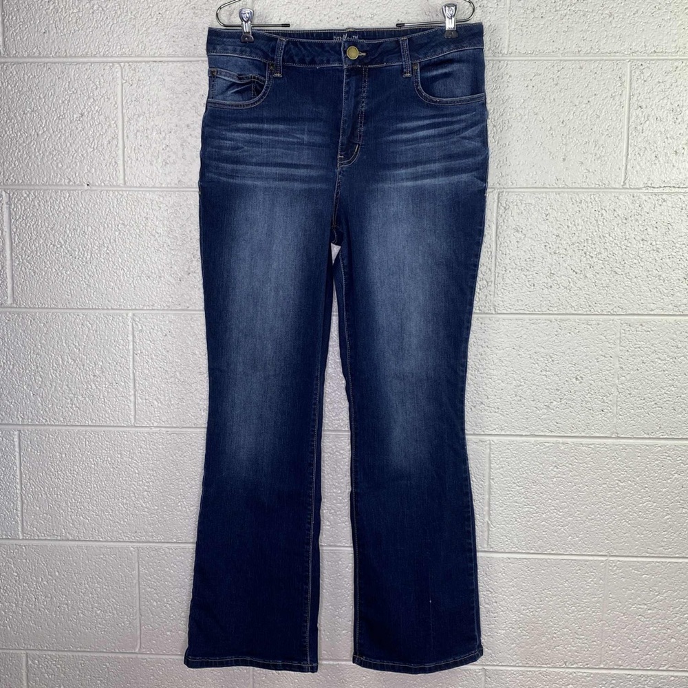 Maurices Dark Blue Flare Jeans